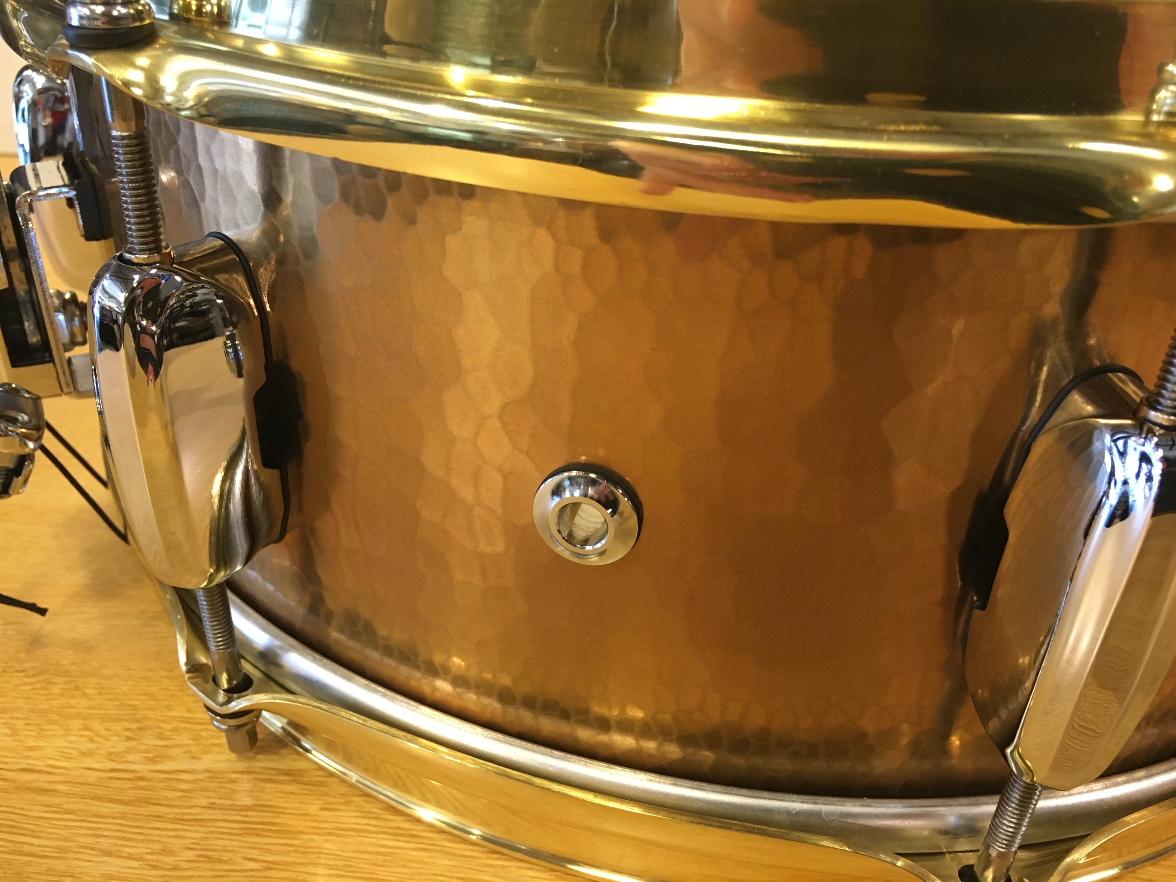 TAMA STAR Reserve Hand Hammered Brass Snare14x5.5 TBRS1455H