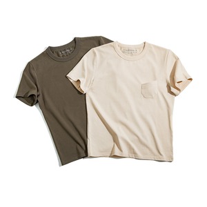 ヘビー ポケット 三針 Tシャツ【G1111】