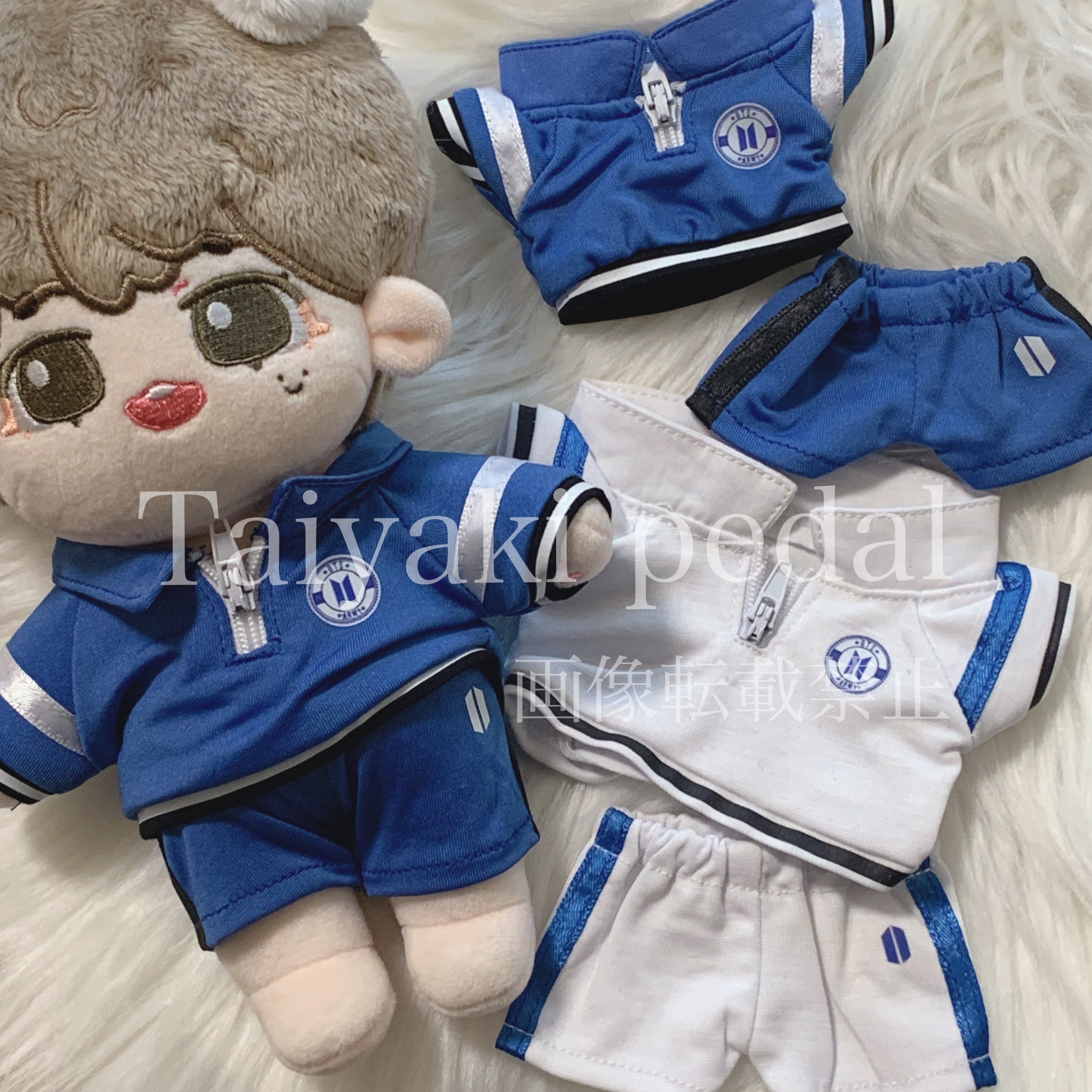 BTSジャージ』 ジョングク ジミン テヒョン ぬいぐるみ用 ちびぬい