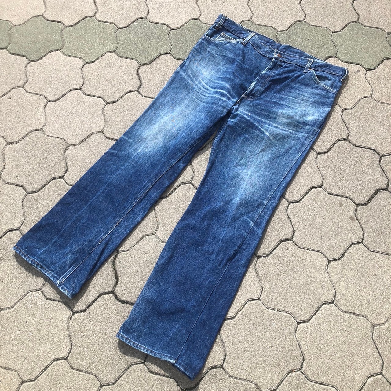 80s 色落ち抜群 ベルギー製 W42 BIG E Euro Levi