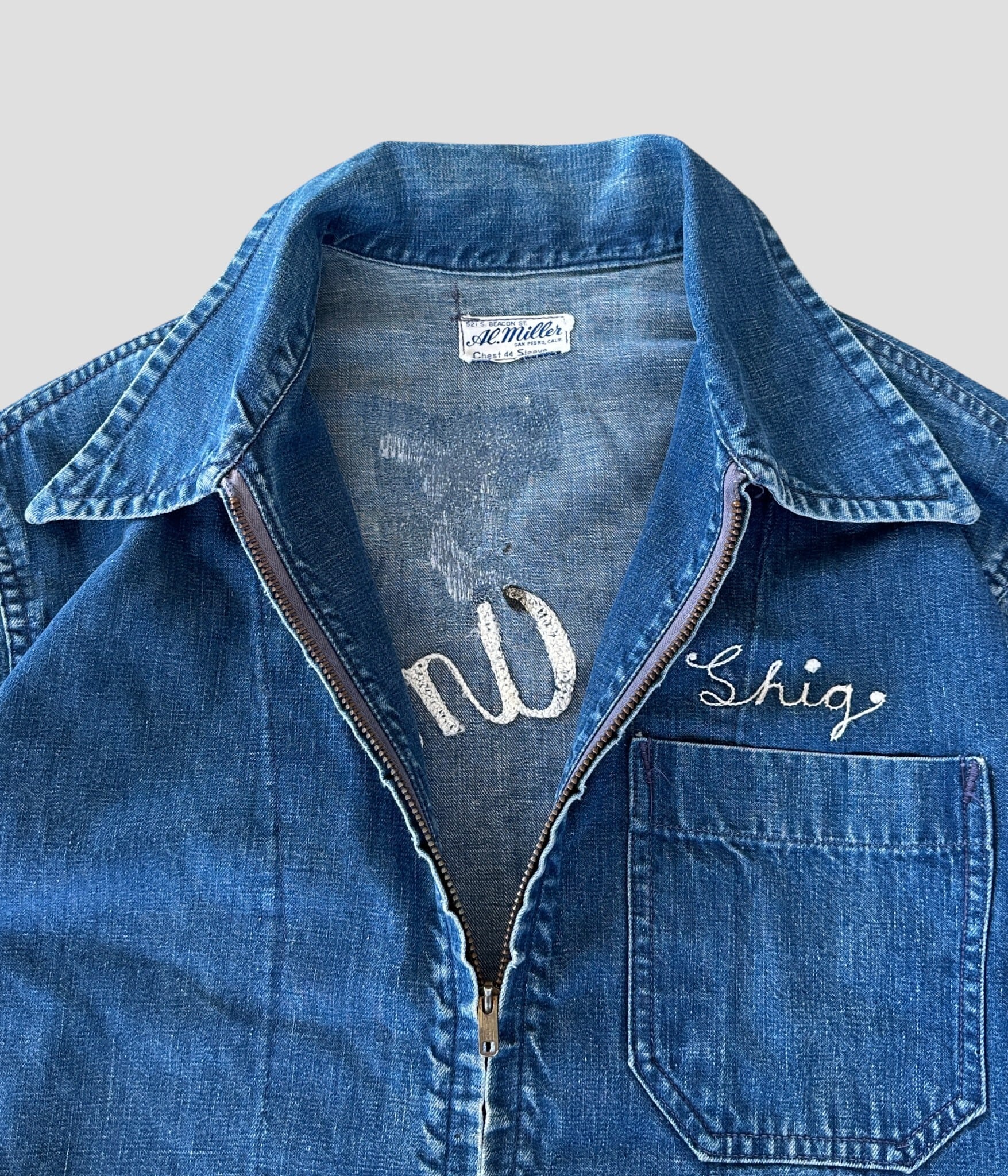 50s vintage al Miller デニムワークジャケット Al. Miller- Vintage