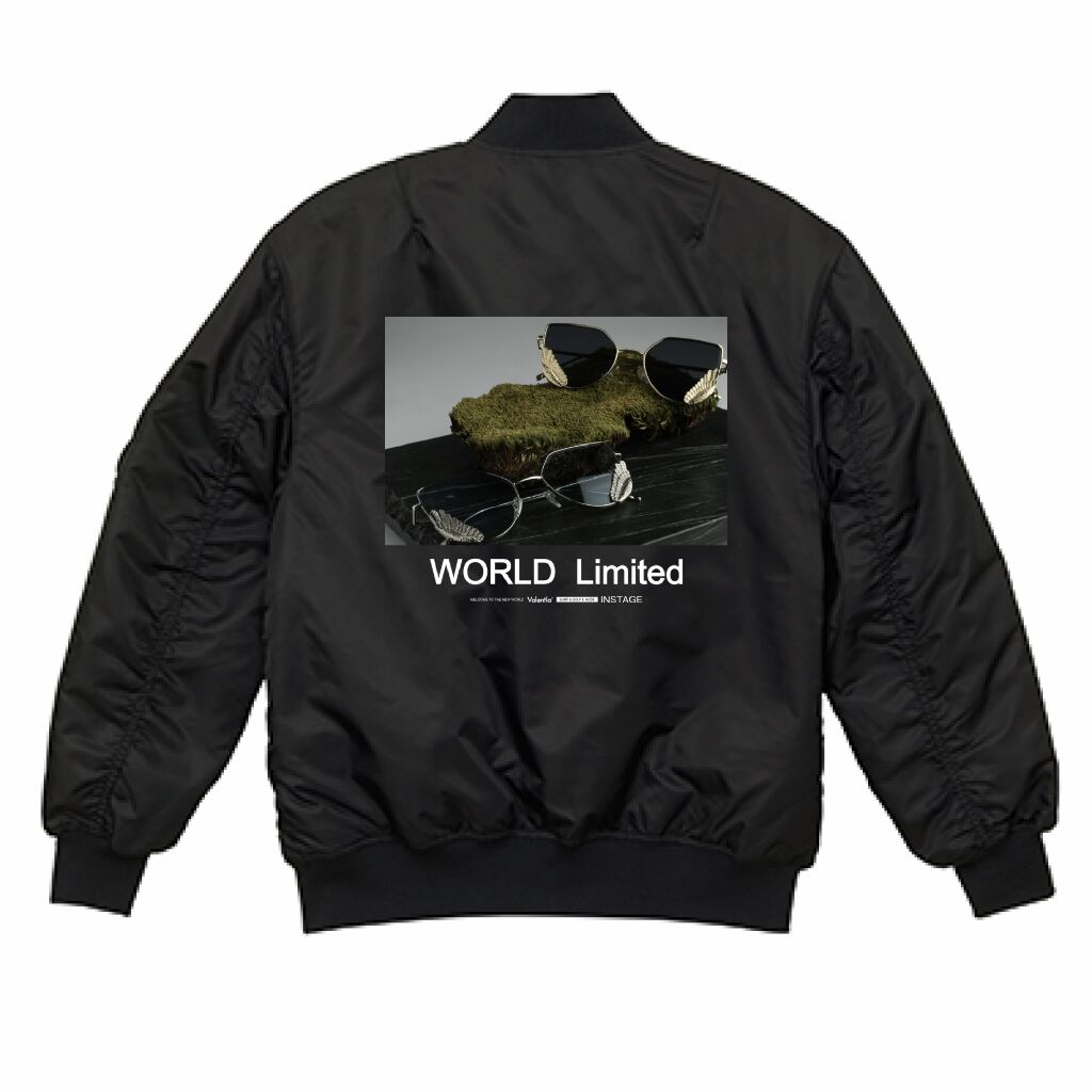 （両面印刷）United Athle タイプ MA-1 ジャケット（中綿入）