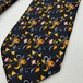 80s vintage necktie Biagiotti uomo ネクタイ　イタリア製　花柄 n-198