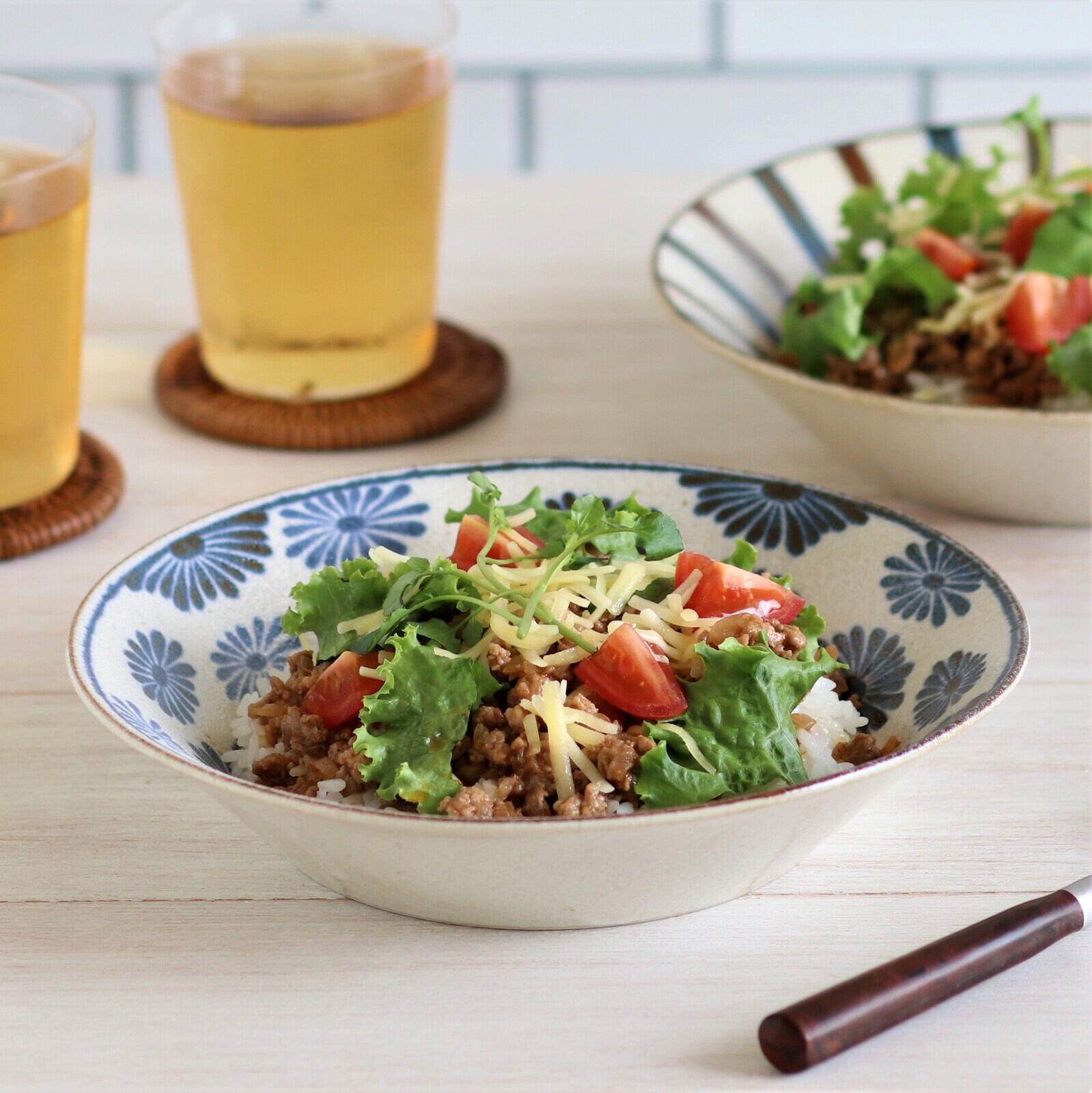 【日本製】南風反型7寸深皿 美濃焼