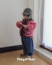 〖取寄〗韓国子供服 / 26winter / TinyHiker / あったかワイドデニムパンツ / キッズ *XS~XL*