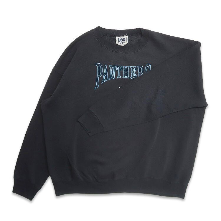 リブライン スウェット 刺繍 パンサーズ NFL Lee 90s M リブライン スウェット 刺繍 パンサーズ NFL Lee 【激レア】90s M 90年代 古着 ボール