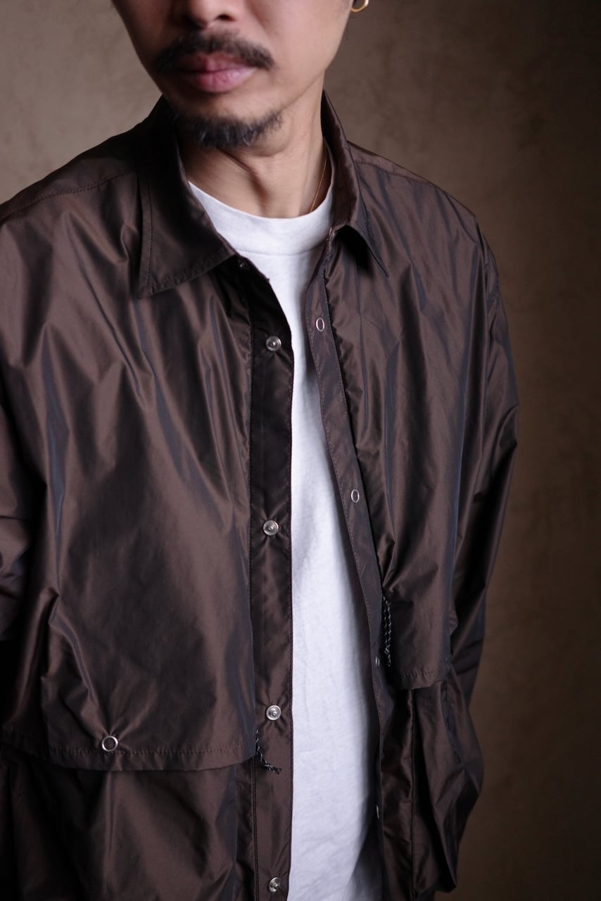 ENDS and MEANS ナイロンジャケット M ENDS and MEANS／Light Shirts Jacket【 Black 】 | CAMILOTA