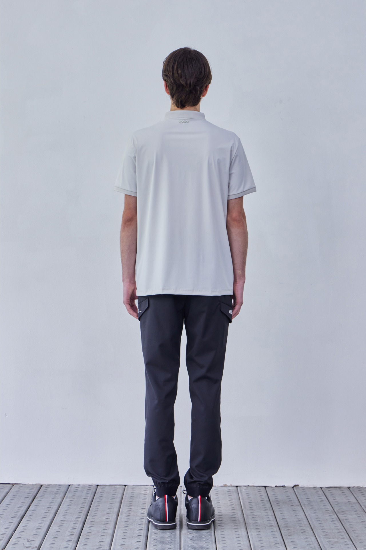 GOXO ゴーエックスオー クールフィットシャツトップ グレー