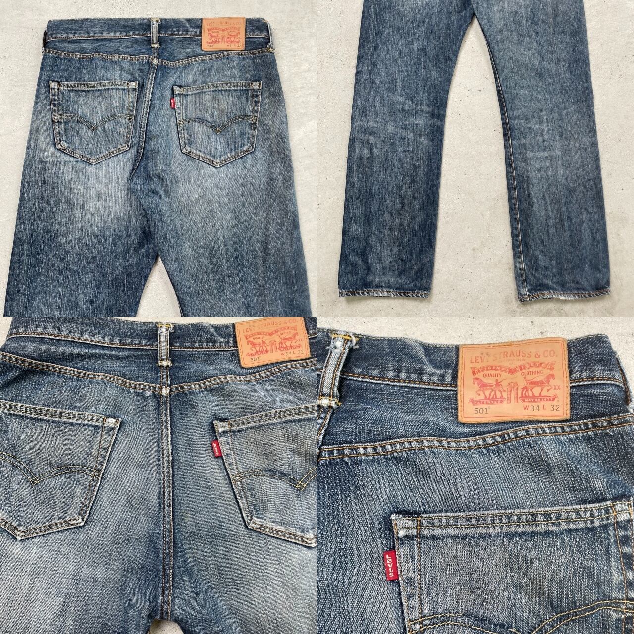 Levi's リーバイス 501 ストレートデニムパンツ メンズW34 古着