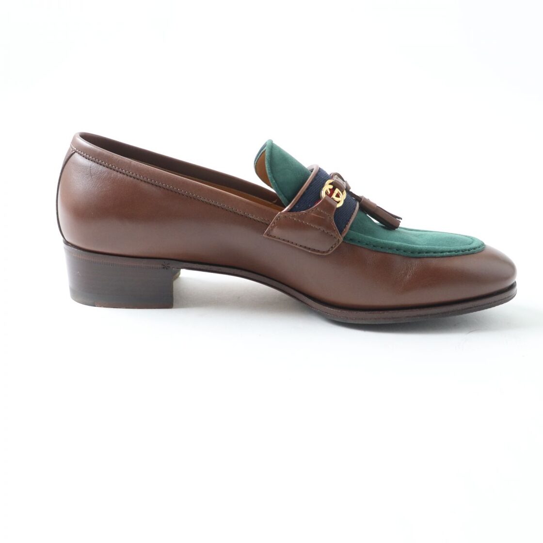 極美品☆GUCCI グッチ 674662 インターロッキングG金具付 レザー 