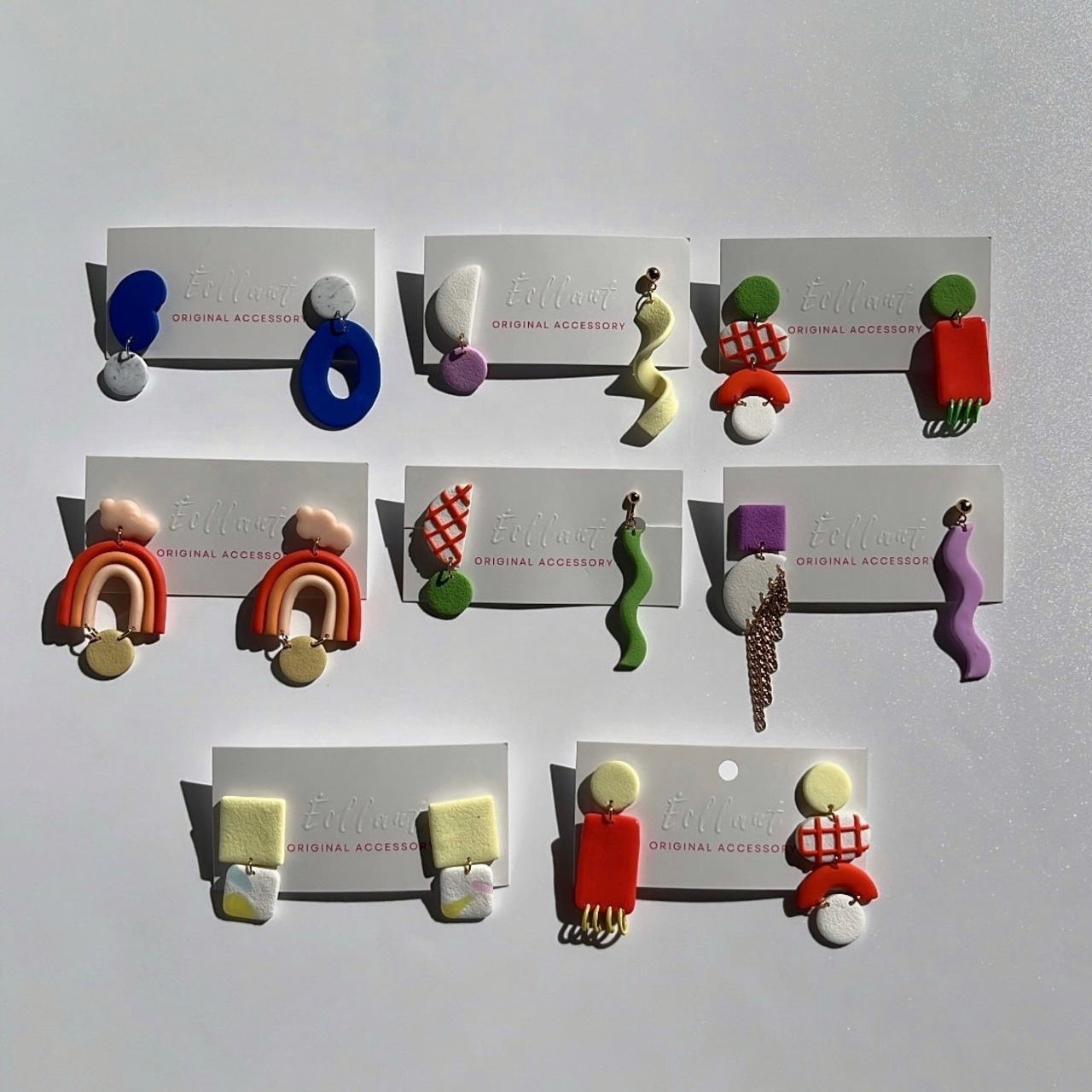 ポリマークレイピアス - 47