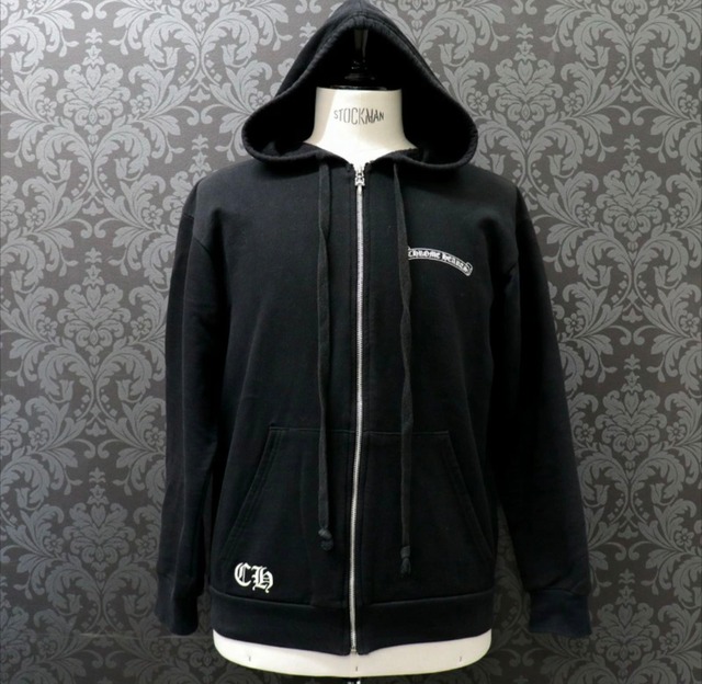 CHROME HEARTS クロムハーツ ダガージップパーカー フレアニー マルチロゴ