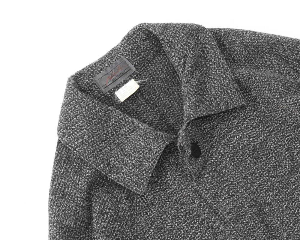 Vintage Cotton Balmacaan Coat [1980s-] [Nikoata] Salt & Pepper | beruf