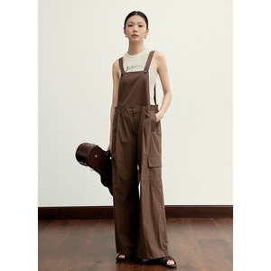 Side Pockets Salopette Pants