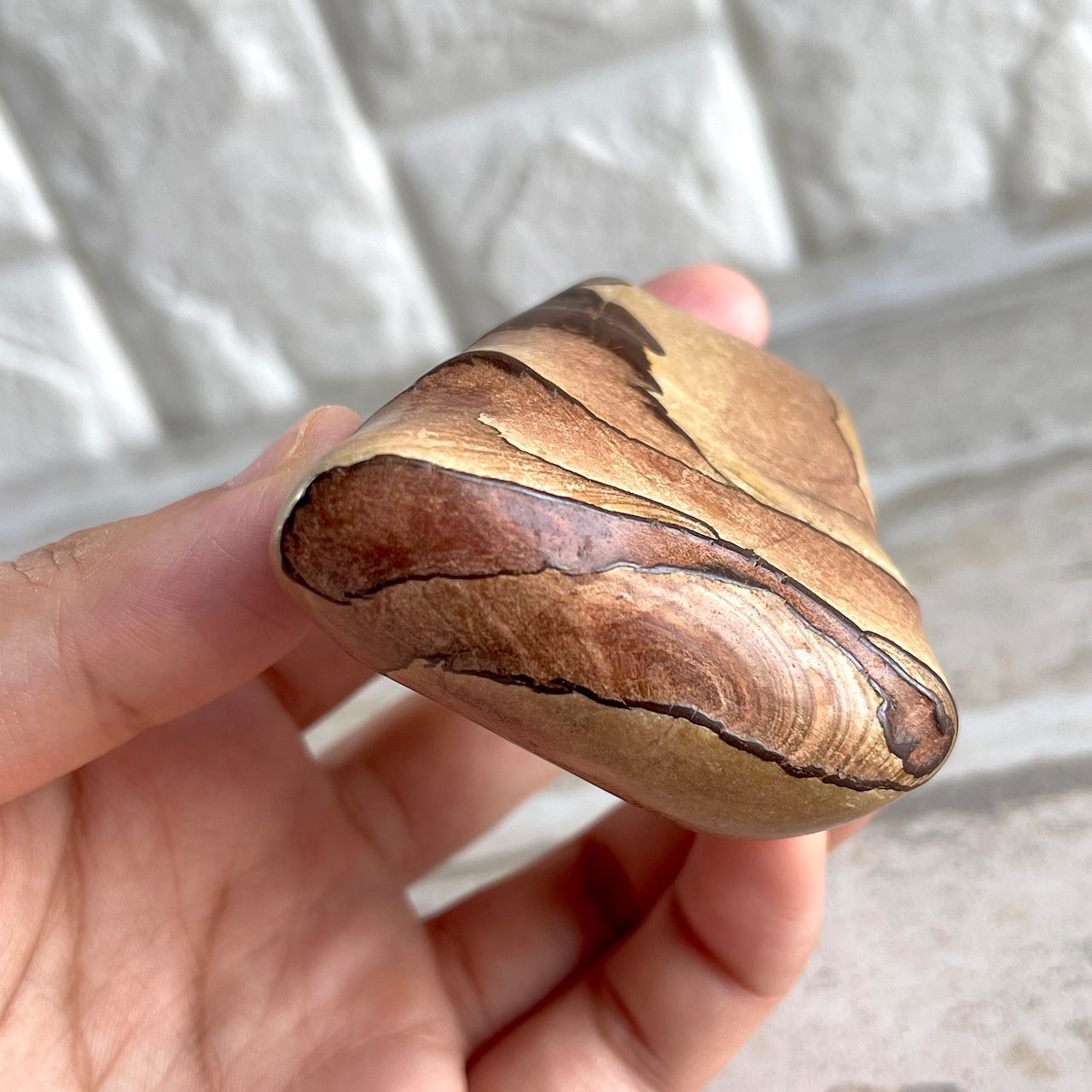 サンドストーン*フリーフォーム*250902-03*天然石*置き物*インテリアストーン