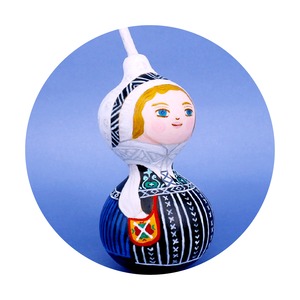 《 柏木リエ 》ひょうたんDoll　スウェーデン（Sweden）
