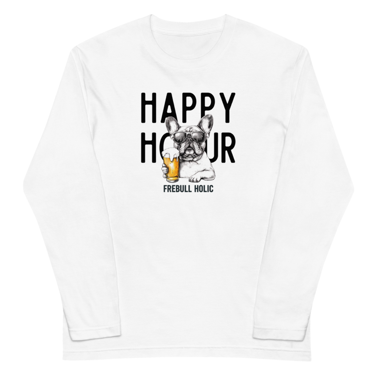 FREBULL BEER ユニセックス 長袖Ｔシャツ (2colors) P00329