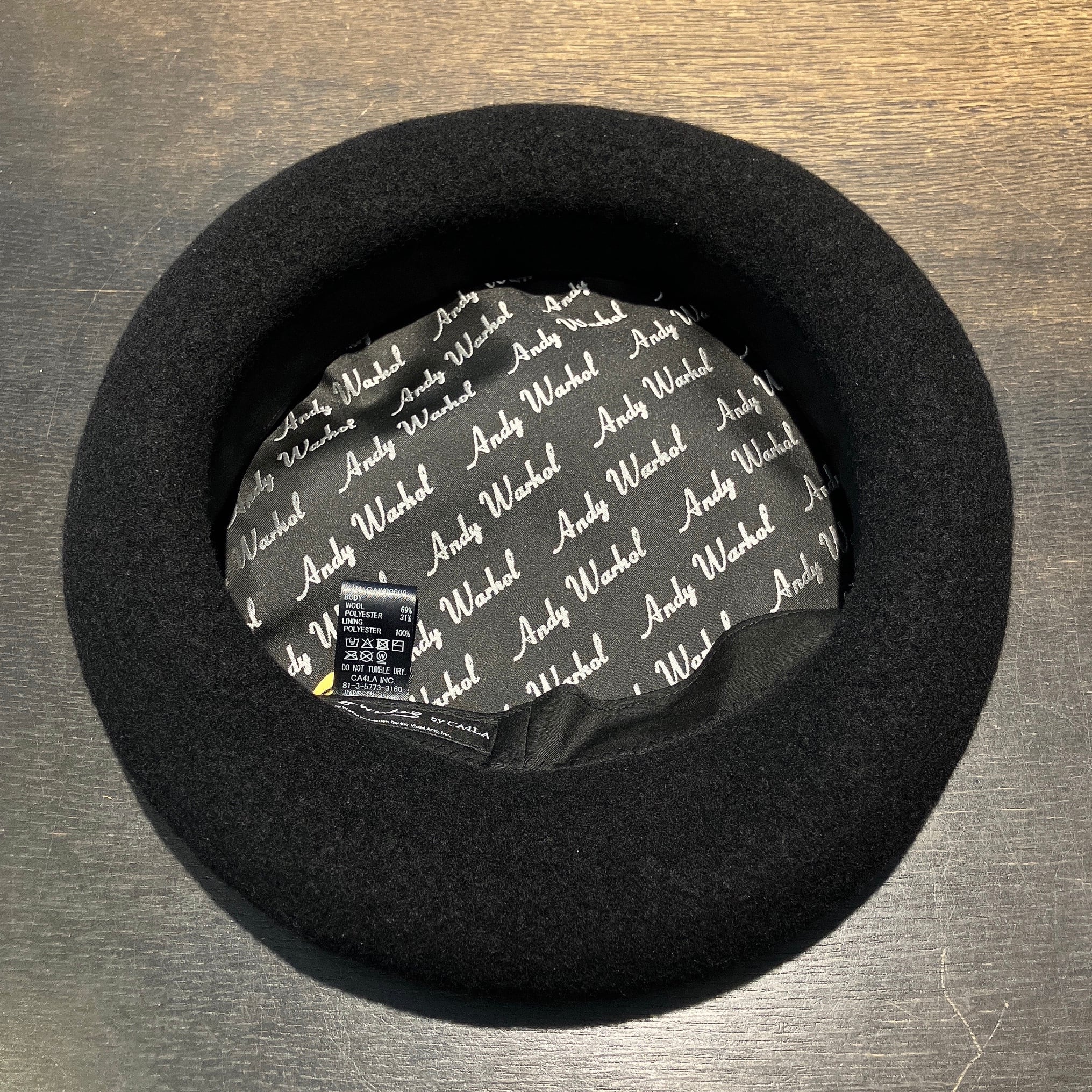 CA4LA】ANDY WARHOL ART BERET ベレー CAW00609 | 広島の帽子