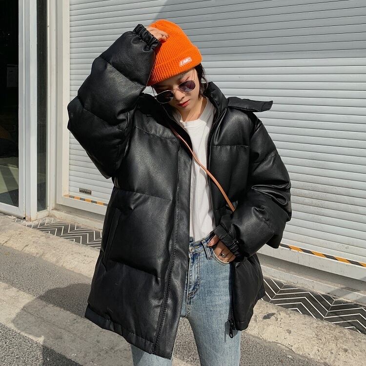 ウィンタージャケット スタイルレザー コットン 冬物 1号婦人99663013197