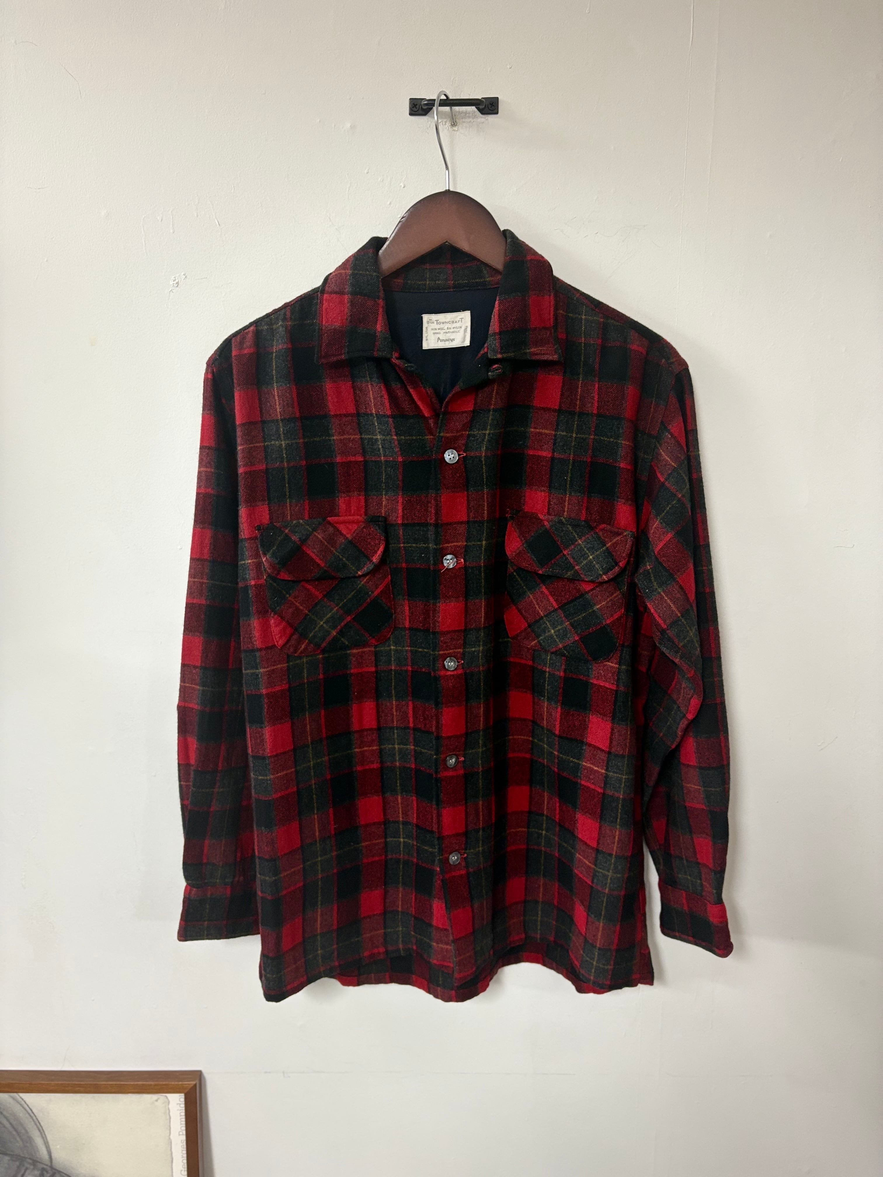 50's〜60's PENDLETON Ombre Check Wool Jacket | BORO MART