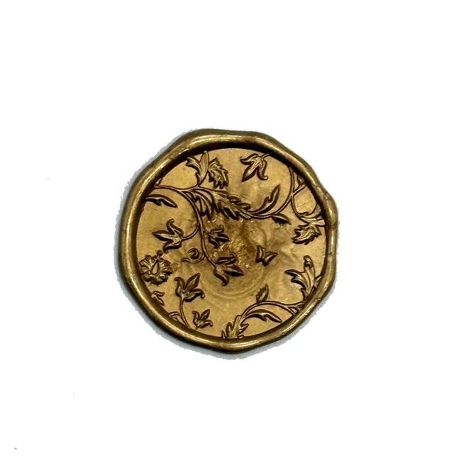 Stamp head / 3D  Floral Arabesque