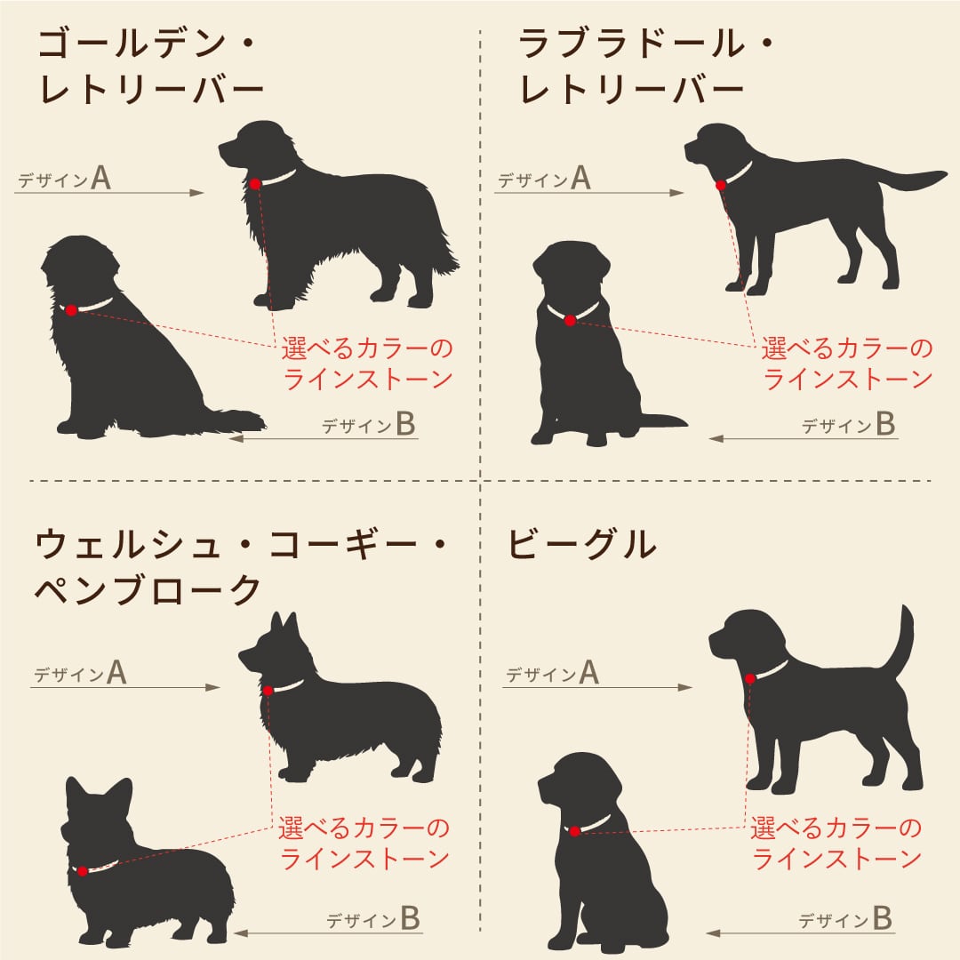 犬のシルエットマグ 名前入り 選べる サイズ ・ 犬種 ・ ポーズ