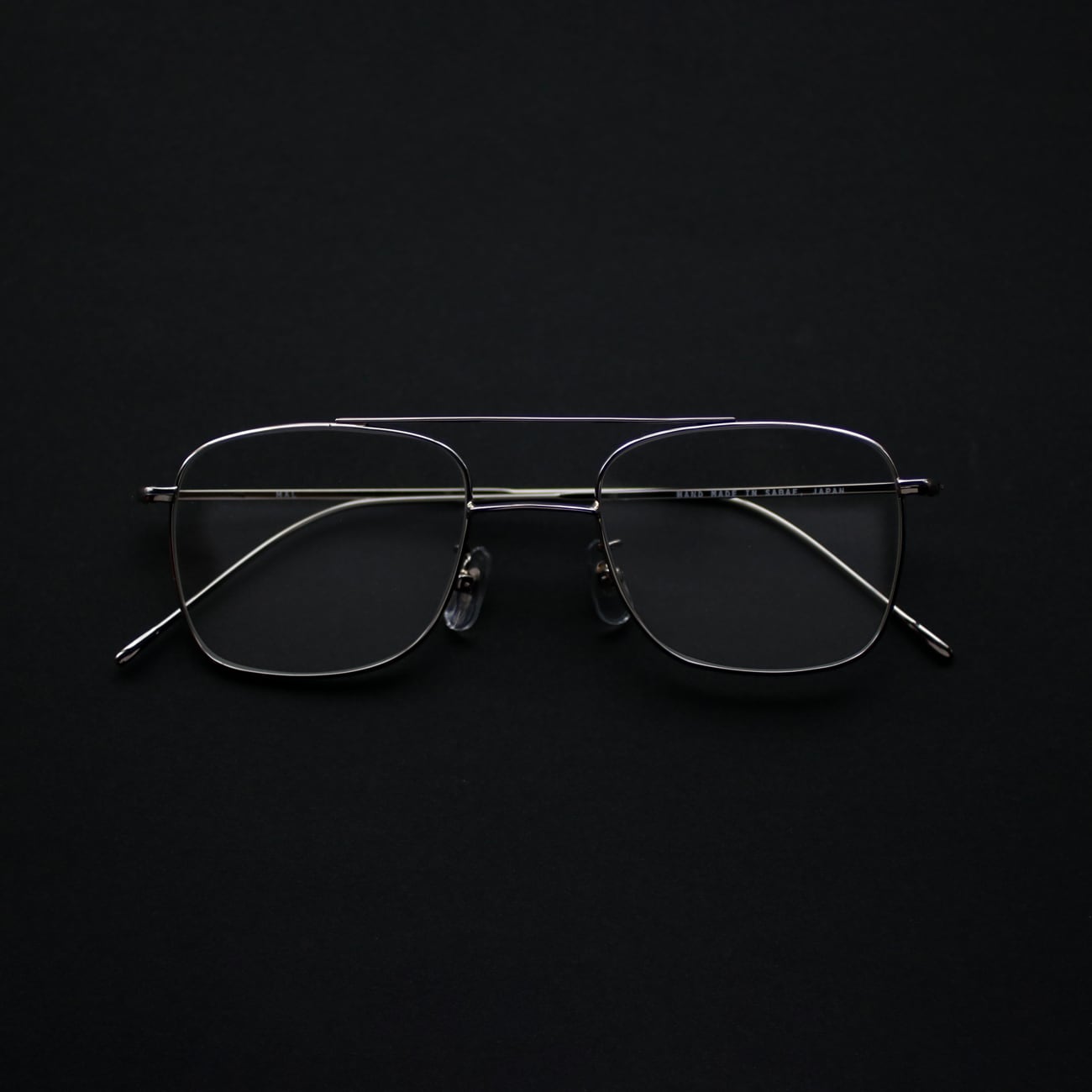 MAL】スクエア_ツーブリッジ_カネテ (LARGE) | SEESAW SPECTACLES