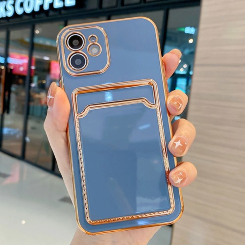 【グレー系】シャイニングカラー カードケース付き スマホ ケース カバー iphone 14 13 7 8 Plus SE2 SE3 X XS XR 11 Pro 12 MAX アイフォンケース