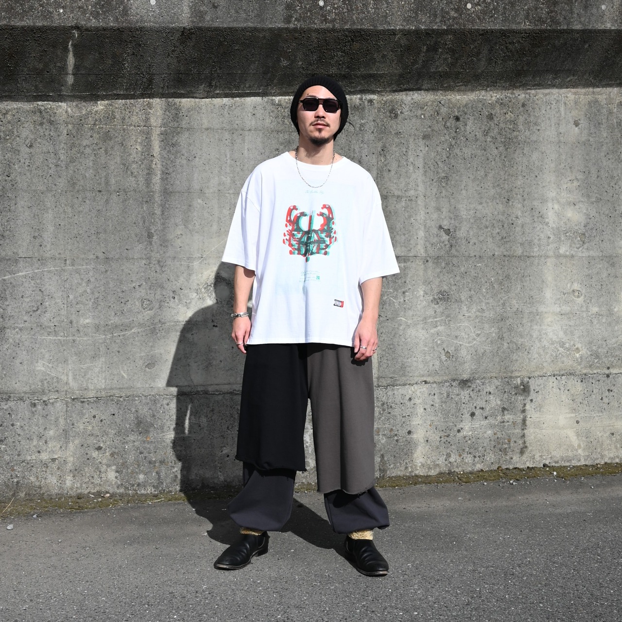 Leh / Hoodie Layered Shirts コーディネート
