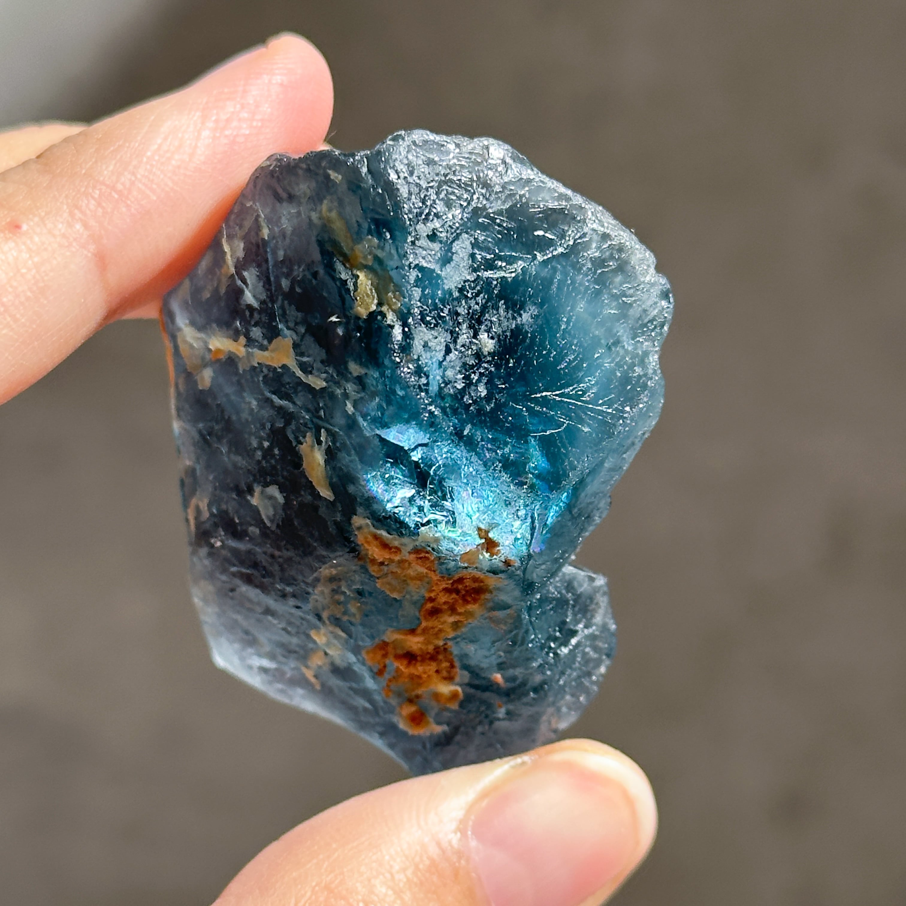 ブルーフローライト 原石 12◇ Fluorite ◇天然石・鉱物