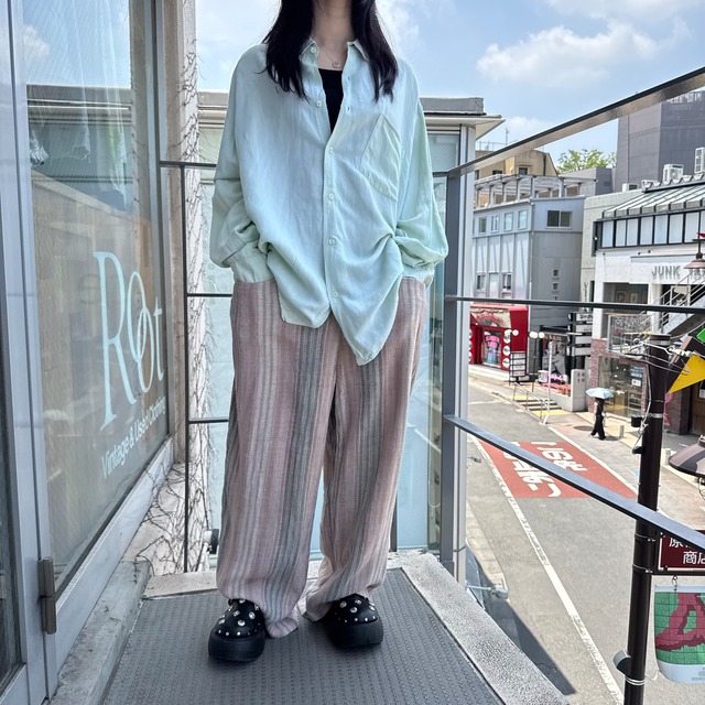 90's mulch stripe pants