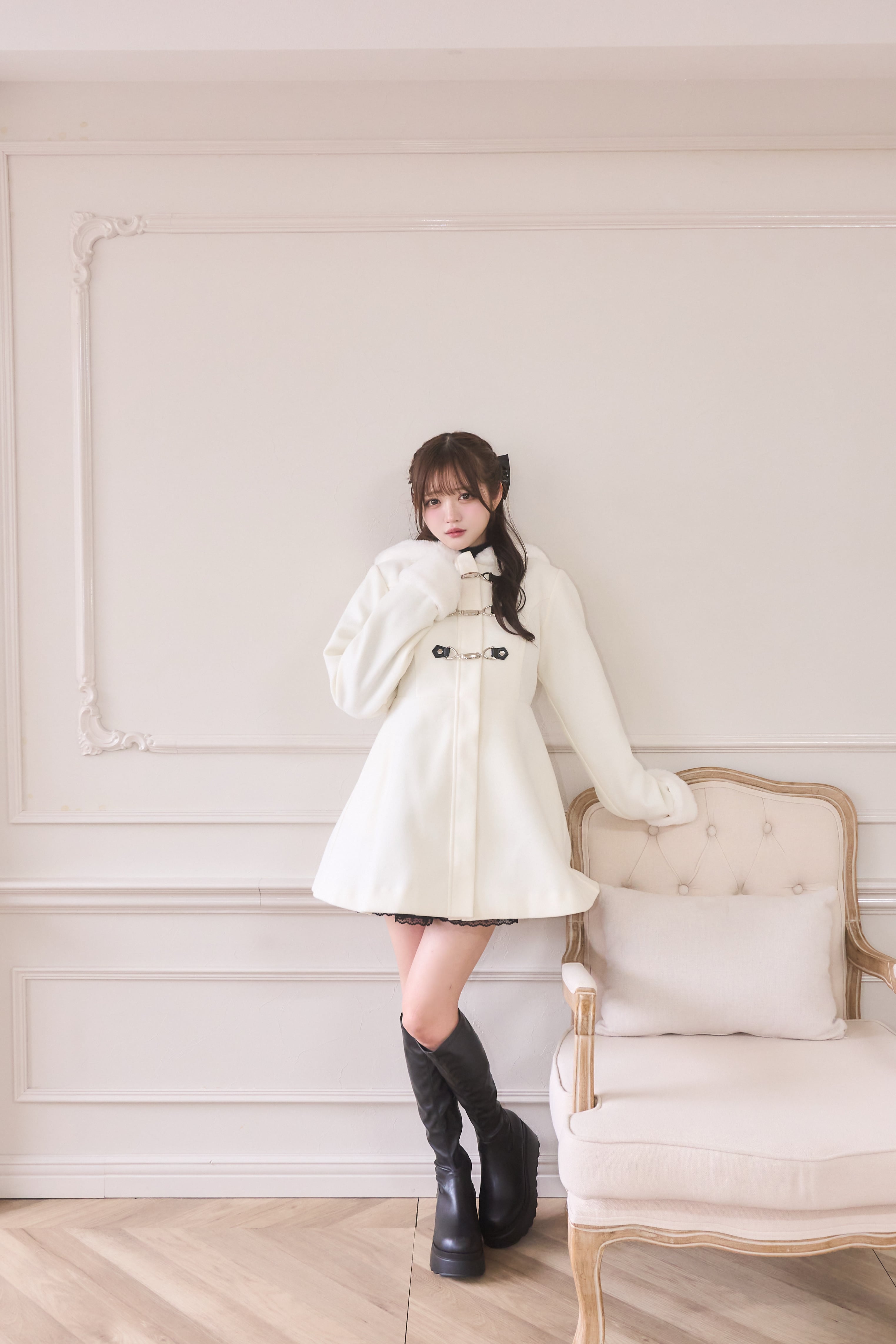lapin hooded coat