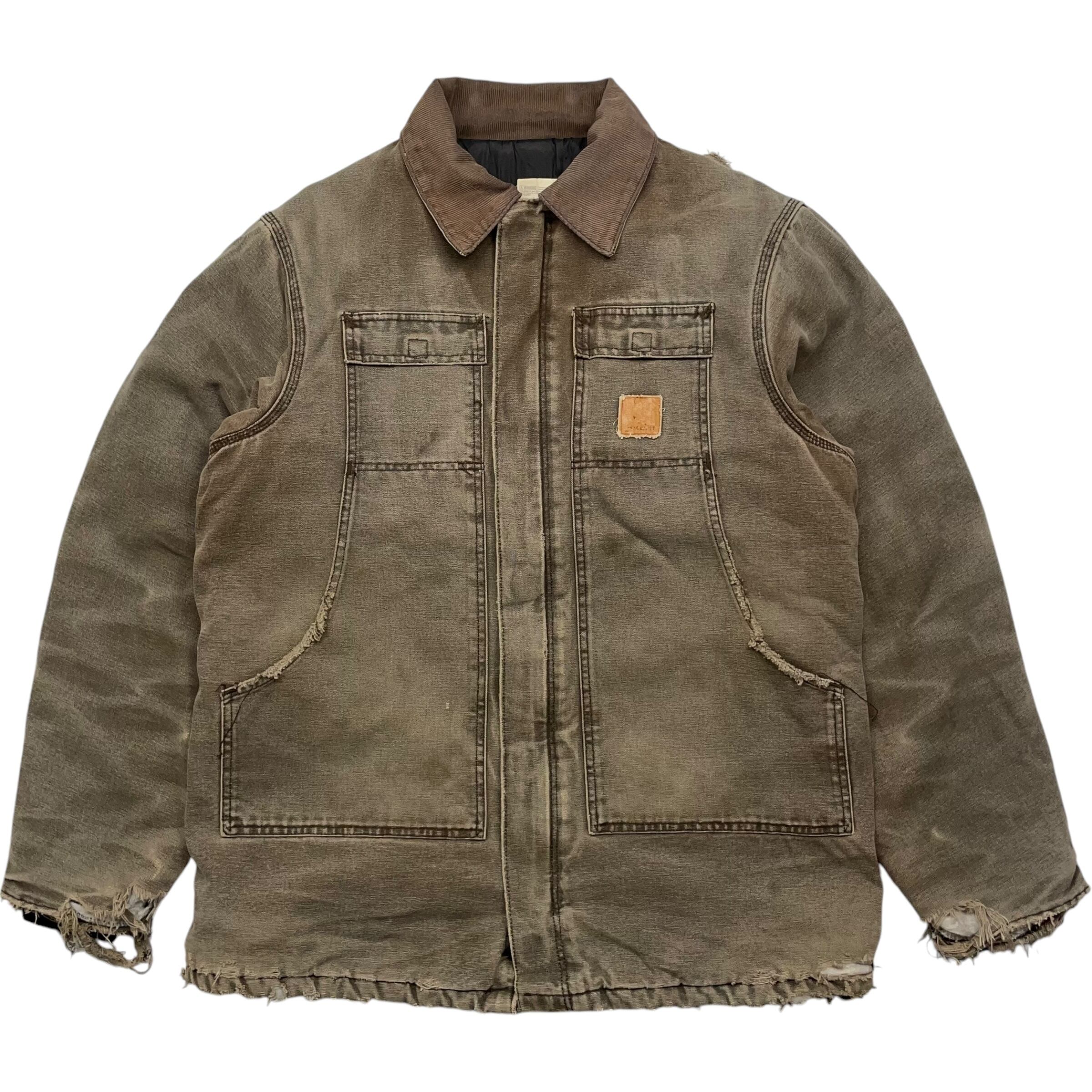 《L》Carhartt カーハート トラディショナルコート トラディショナルジャケット ダックジャケット USA製 no.4491