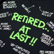 91's RETIRED AT LAST print tee