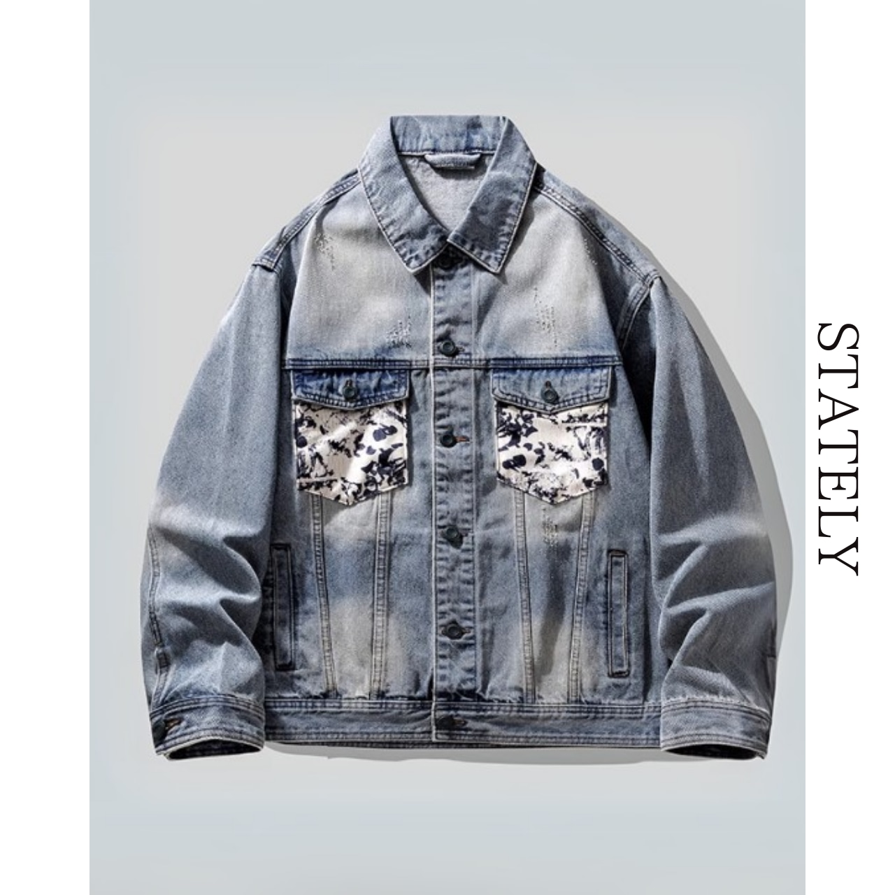 パターンパッチ デニムジャケット_O57・画像4