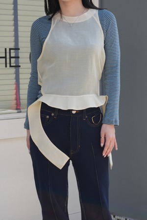 【 mister it. 】 Mona-es-sleevese( ivory )