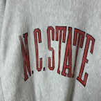 90s USA製　SOFFE REVERSE WEAVE カレッジスウェット　グレー