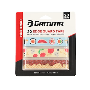 PICKLEBALL PADDLE EDGE GUARD TAPE 20ｍｍ（Food illustrations/寿司・ピザ・アイスクリーム柄）（3個入り）【1E80589】
