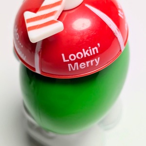 ☆VINTAGE JUNK☆【 m&m's  ( エムアンドエムズ ) 】 Mini container / コンテイナー / レッドハット / Holiday / ホリデー / クリスマス〚アメリカン雑貨 アメトイ〛