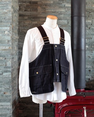 Hunt vest 02 short DENIM / ハントベスト02ショート（デニム）