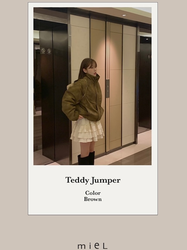 (予約) miel / Teddy jumper 1color
