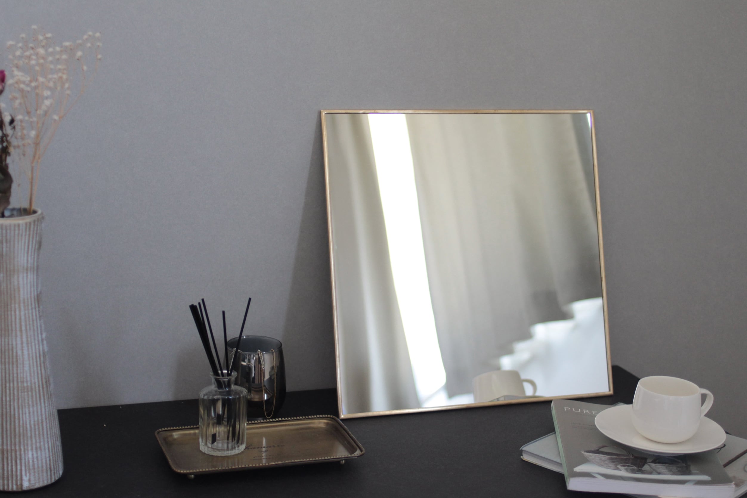 Odier オディエ 真鍮ミラーL | LISCOORD(リズコード)