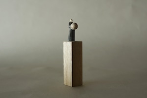(113)wood figure-mini台付_061