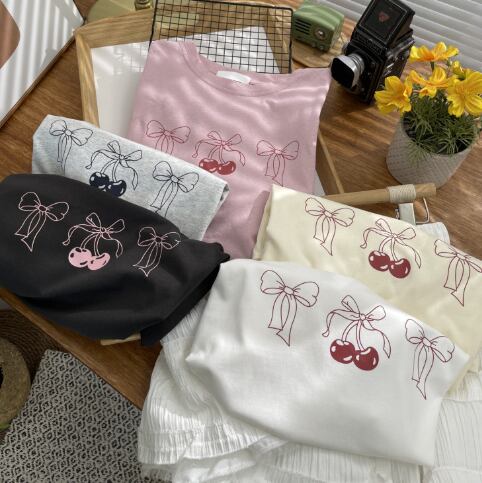 【tops】プリントTシャツ M22043