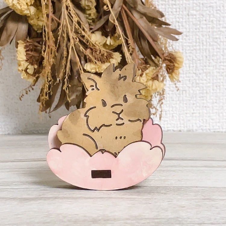 ゆらゆらする置物_はるちゃん