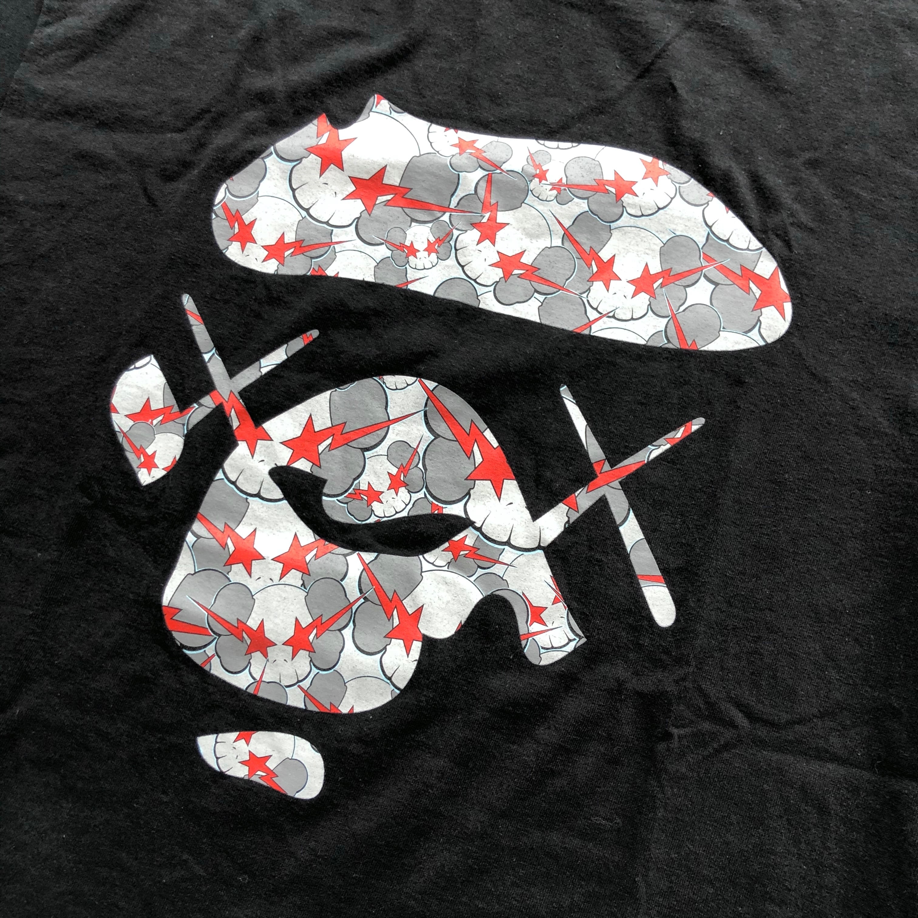 APE BAPE オクトパス　タコ　ワークシャツ　シャツ　tシャツ　kaws L