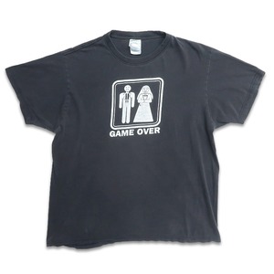 古着 GAME OVER プリントTシャツ ブラック 表記：--　gd402430n w40428