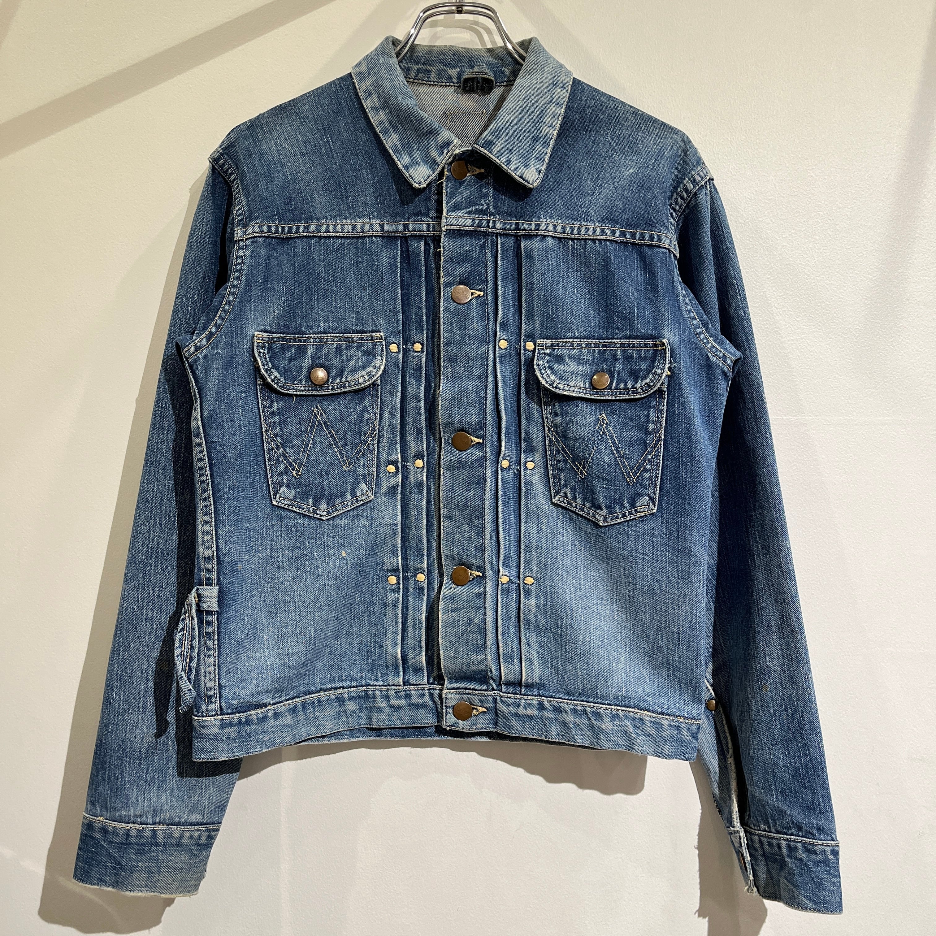 50s Wrangler 111MJ Denim Jacket 50年代 ラングラー 1st デニムジャケット インディゴ 2ポケ 38位