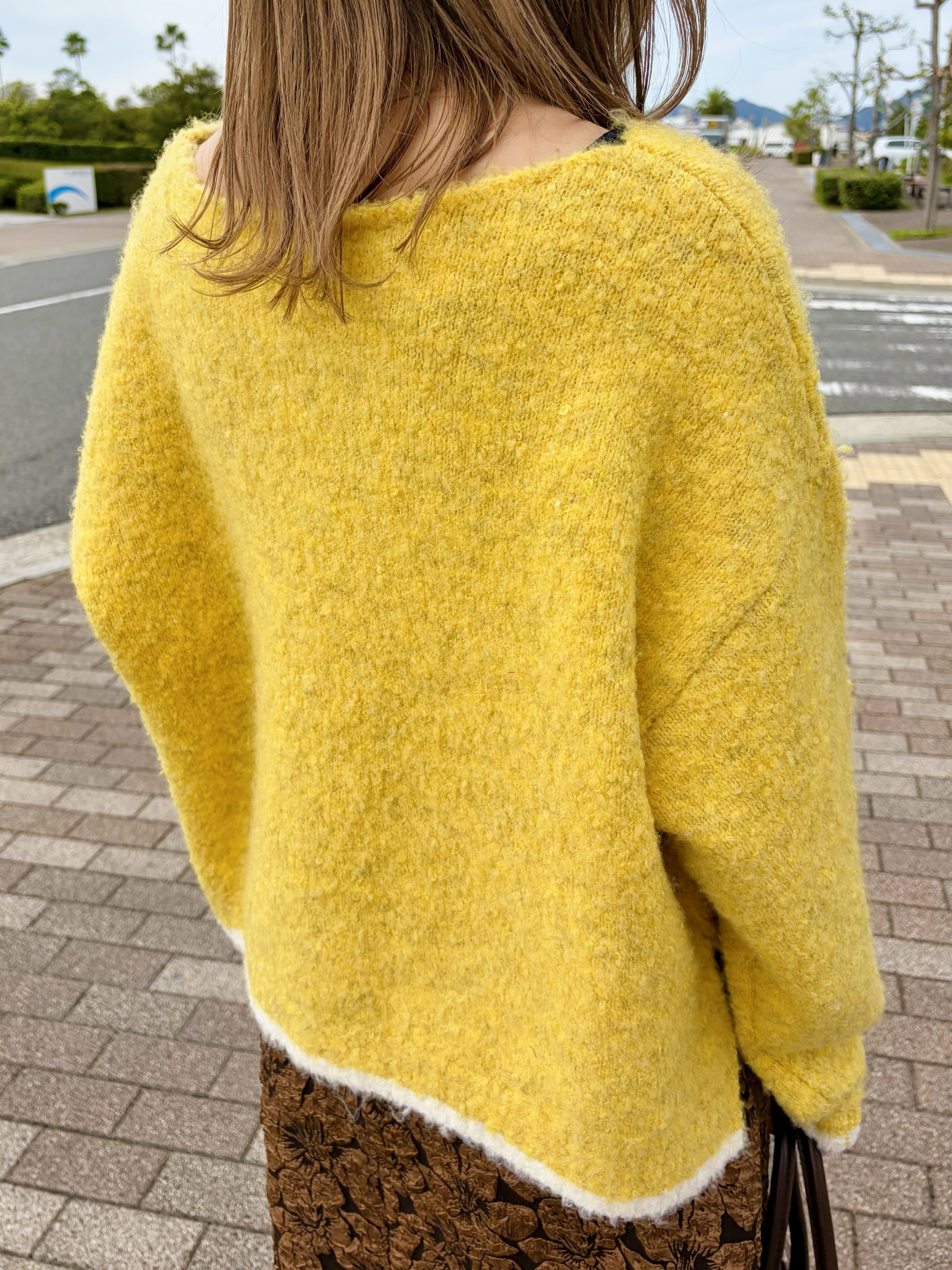 9286KT】バイカラーもこもこニット (9112-58556) | 9286 Fashion Lab