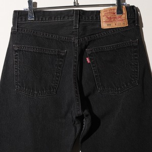 美品 30×30 501-0660 USA 93年 サルファーブラックデニムパンツ Levi’s リーバイス 黒